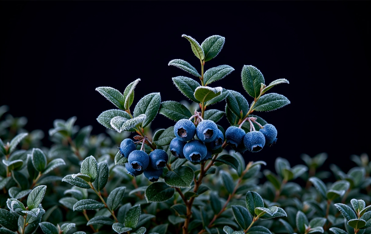 Nordisk morgon i skogen